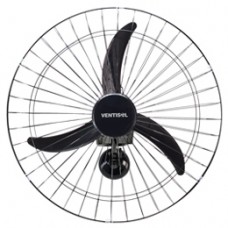 VENTILADOR DE PAREDE 60CM PRETO BIVOLT VENTISOL